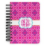 Colorful Trellis Spiral Notebook - 5x7 w/ Monogram