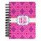 Colorful Trellis Spiral Journal Small - Front View