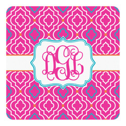 Colorful Trellis Square Decal - Large (Personalized)