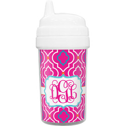 Colorful Trellis Toddler Sippy Cup (Personalized)