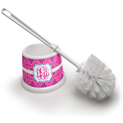 Colorful Trellis Toilet Brush (Personalized)