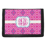 Colorful Trellis Trifold Wallet (Personalized)