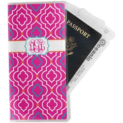 Colorful Trellis Travel Document Holder