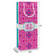 Colorful Trellis Wine Gift Bag - Dimensions