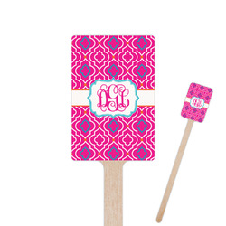 Colorful Trellis 6.25" Rectangle Wooden Stir Sticks - Double Sided (Personalized)