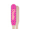 Colorful Trellis Wooden Food Pick - Paddle - Single Sided - Front & Back