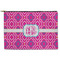 Colorful Trellis Zipper Pouch Large (Front)