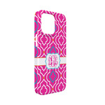 Colorful Trellis iPhone Case - Plastic - iPhone 13 Mini (Personalized)