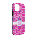 Colorful Trellis iPhone Case - Rubber Lined - iPhone 13 Pro (Personalized)