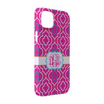 Colorful Trellis iPhone Case - Plastic - iPhone 14 (Personalized)