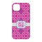 Colorful Trellis iPhone 14 Case - Back