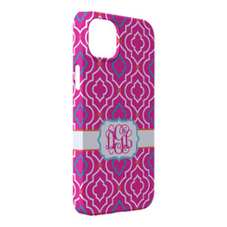 Colorful Trellis iPhone Case - Plastic - iPhone 14 Pro Max (Personalized)