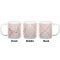 Modern Plaid & Floral Coffee Mug - 20 oz - White APPROVAL