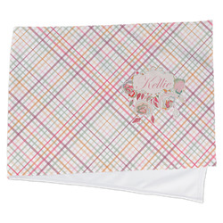 Modern Plaid & Floral Cooling Towel (Personalized)