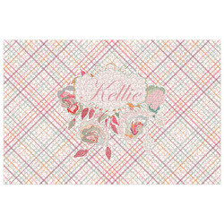 Modern Plaid & Floral Jigsaw Puzzle - 1000-piece (Personalized)