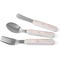 Modern Plaid & Floral Kids Flatware