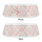 Modern Plaid & Floral Plastic Pet Bowls - Small - APPROVAL