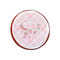 Modern Plaid & Floral Printed Icing Circle - XSmall - On Cookie