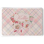 Modern Plaid & Floral Serving Tray (Personalized)