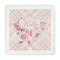 Modern Plaid & Floral Decorative Paper Napkins (Personalized)