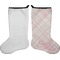 Modern Plaid & Floral Stocking - Single-Sided - Approval