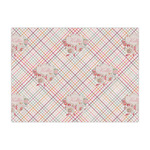 Modern Plaid & Floral Large Tissue Papers Sheets - Heavyweight (Personalized)