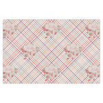 Modern Plaid & Floral X-Large Tissue Papers Sheets - Heavyweight (Personalized)