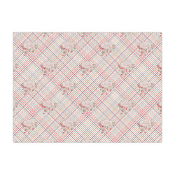 Modern Plaid & Floral Tissue Paper Sheets (Personalized)
