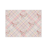 Modern Plaid & Floral Medium Tissue Papers Sheets - Lightweight (Personalized)