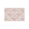 Modern Plaid & Floral Tissue Paper - Lightweight - Small - Front