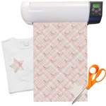 Modern Plaid & Floral Heat Transfer Vinyl Sheet (12"x18")