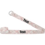 Modern Plaid & Floral Yoga Strap (Personalized)