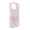 Modern Plaid & Floral iPhone 13 Pro Case - Angle