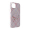 Modern Plaid & Floral iPhone 14 Case - Angle