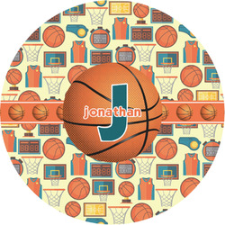 Basketball Multipurpose Round Labels - 1" (Personalized)