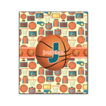 Basketball Wood Print - 20x24 (Personalized)