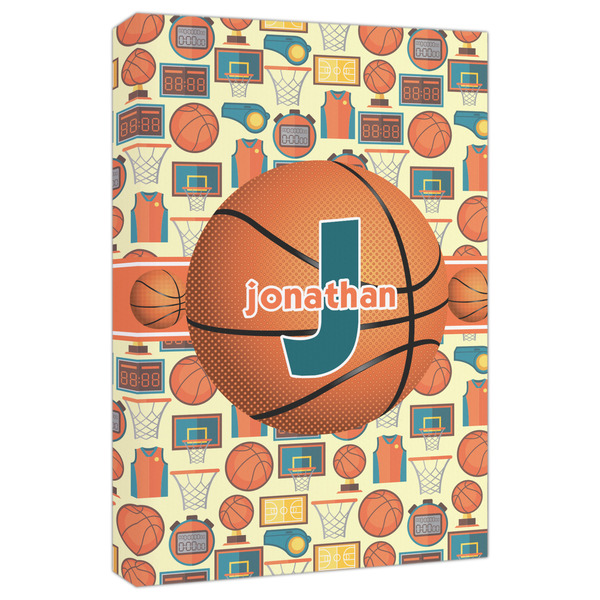 Custom Basketball Canvas Print - 20x30 (Personalized)