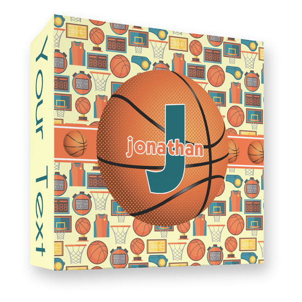 Custom Basketball 3 Ring Binder - Full Wrap - 3" (Personalized)