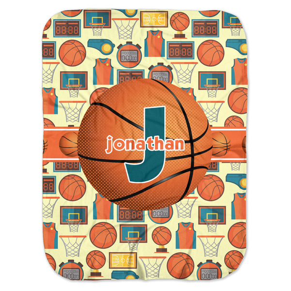 Custom Basketball Baby Swaddling Blanket (Personalized)