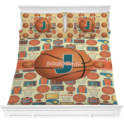 Basketball Comforter Set - Full / Queen (Personalized)