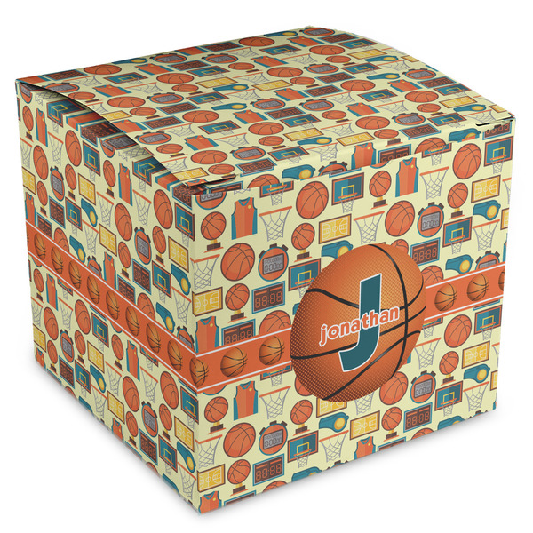 Custom Basketball Cube Favor Gift Boxes (Personalized)