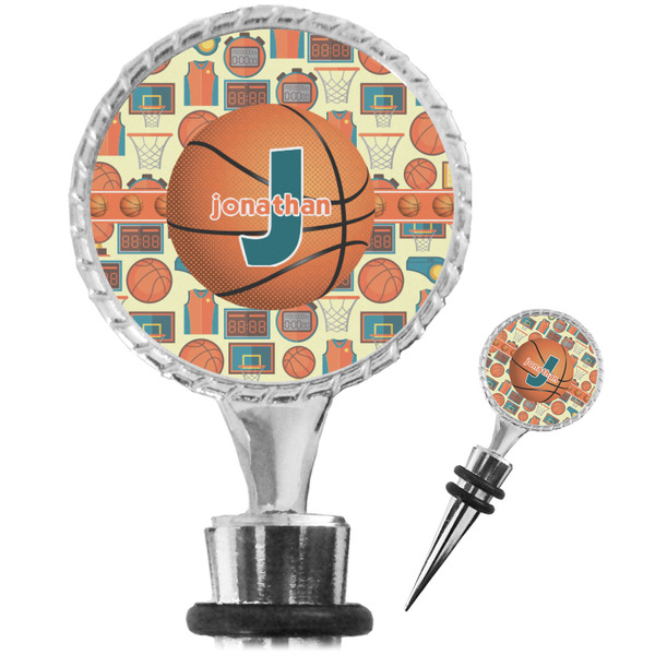 Custom Basketball Wine Bottle Stopper (Personalized)