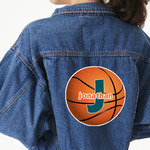 Basketball Large Custom Shape Patch - 2XL (Personalized)