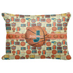 Basketball Decorative Baby Pillowcase - 16"x12" (Personalized)