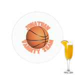 Basketball Printed Drink Topper - 2.15" (Personalized)