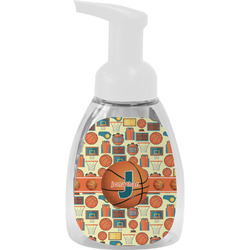 Basketball Foam Soap Bottle - White (Personalized)