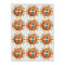 Basketball Icing Circle - Small - Set of 12