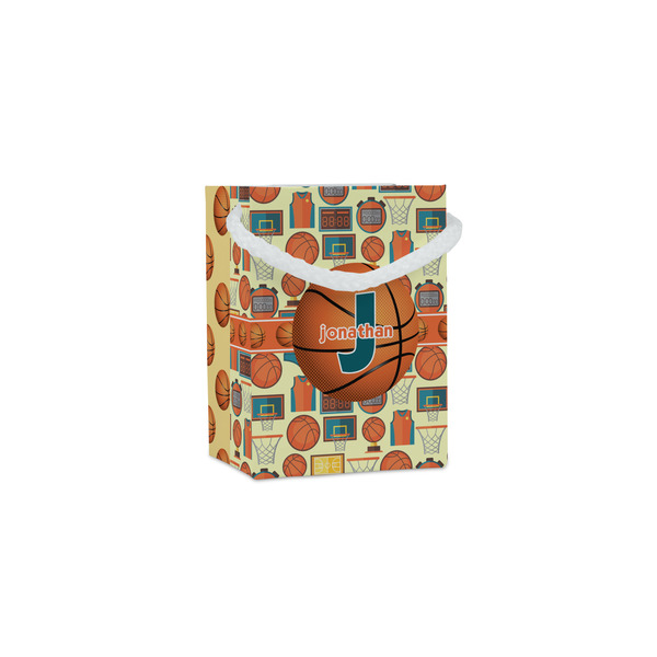 Custom Basketball Jewelry Gift Bags - Gloss (Personalized)
