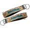 Basketball Key-chain - Metal and Nylon - Front and Back