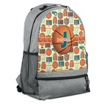 Basketball Backpack - Grey (Personalized)